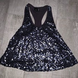 Sequin tank top